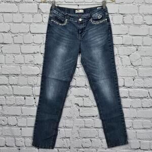 2/$20 Girls L.e.i Kate Low Rise Skinny Jeans Size 16 Regular | Stretch Denim Fit